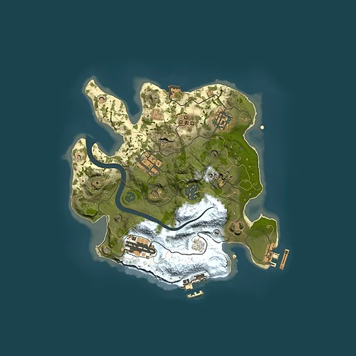 Rust map seed 201236834, 2500x2500m top-down preview