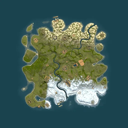 Rust map seed 1112022, 4000x4000m top-down preview