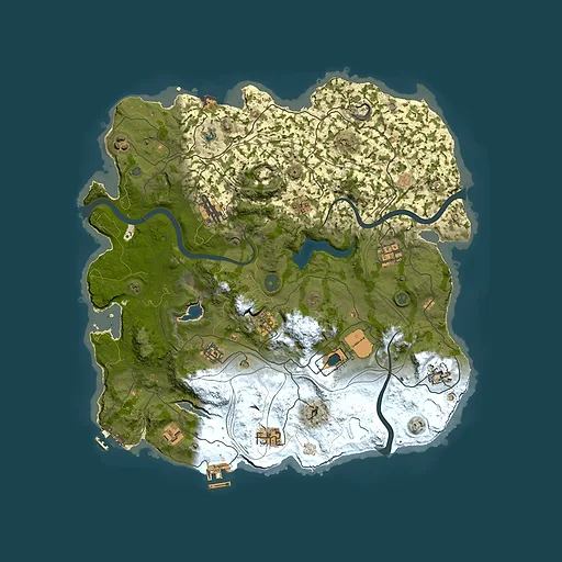 Rust map seed 803095545, 4000x4000m top-down preview