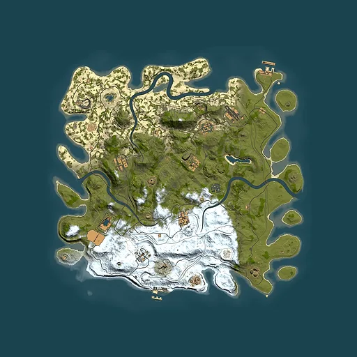 Rust map seed 25082026, 4250x4250m top-down preview