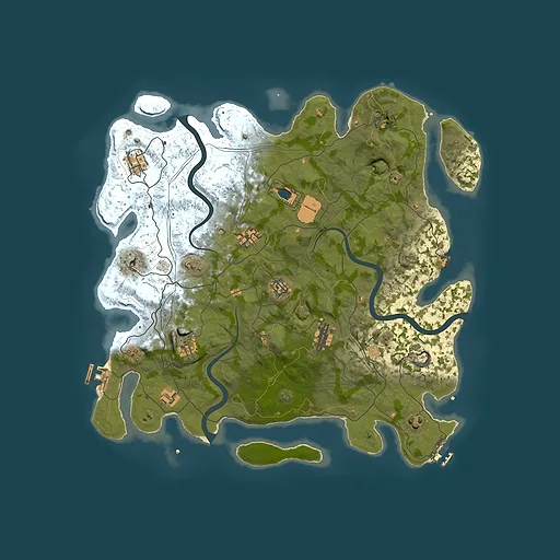 Rust map seed 1112022, 4250x4250m top-down preview