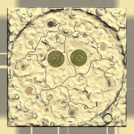 Rust map seed 1337, 3000x3000m top-down preview