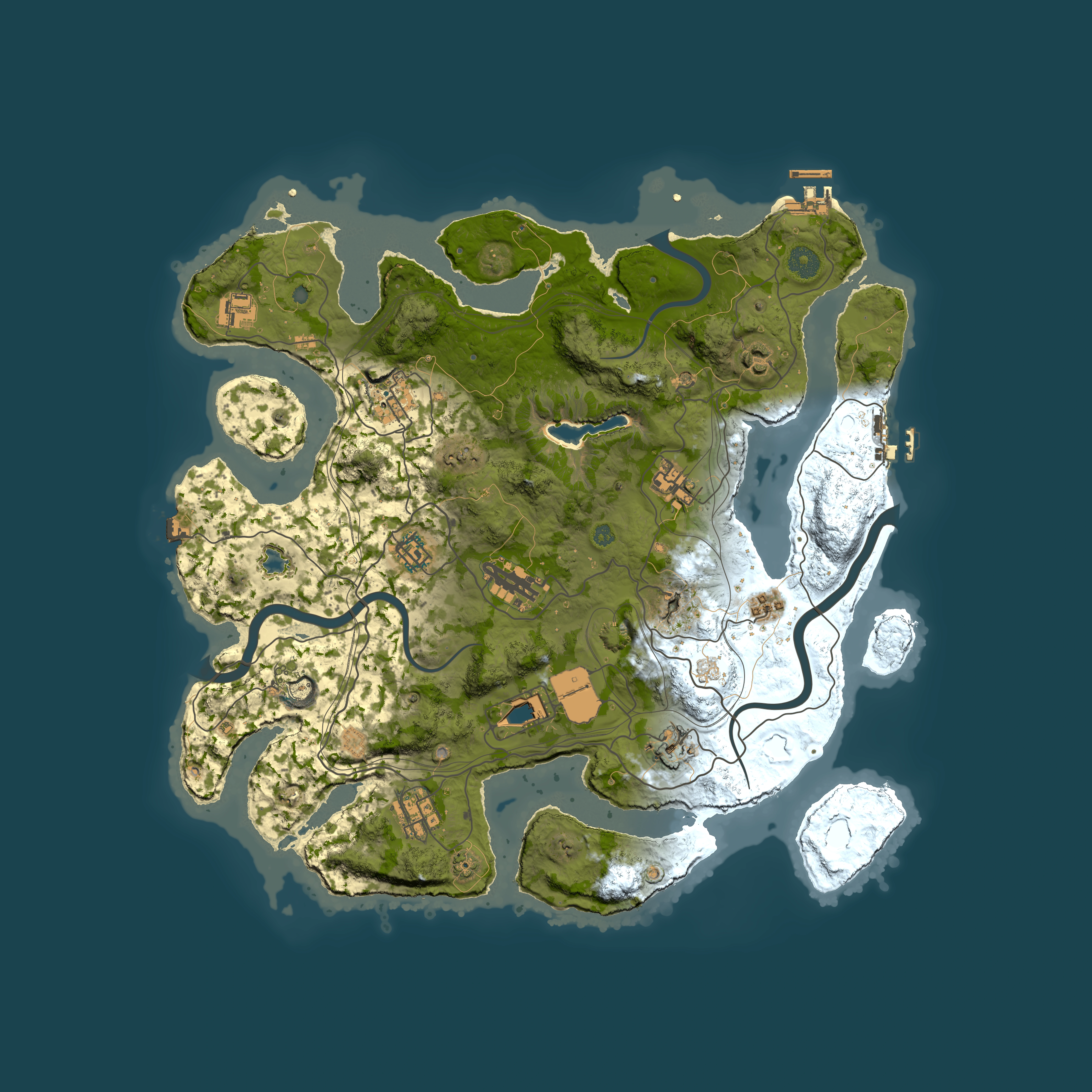 Full top-down render of Rust map seed 1082675953, 4000x4000m