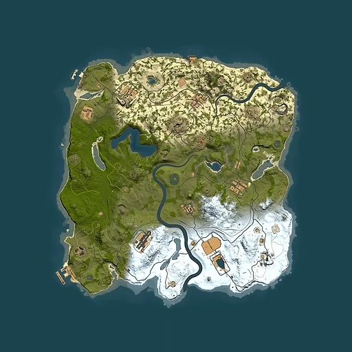 Rust map seed 1221536800, 3750x3750m top-down preview