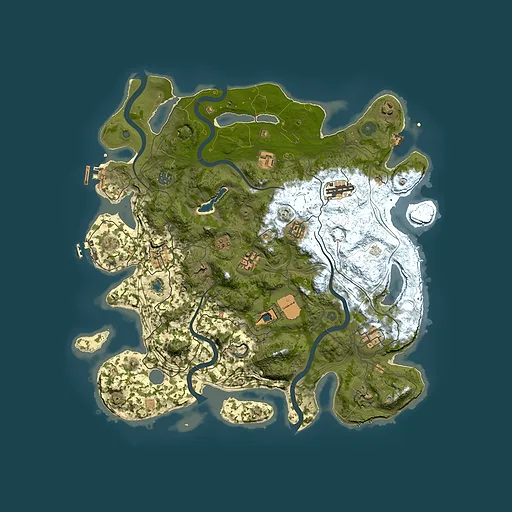 Rust map seed 1337, 4250x4250m top-down preview