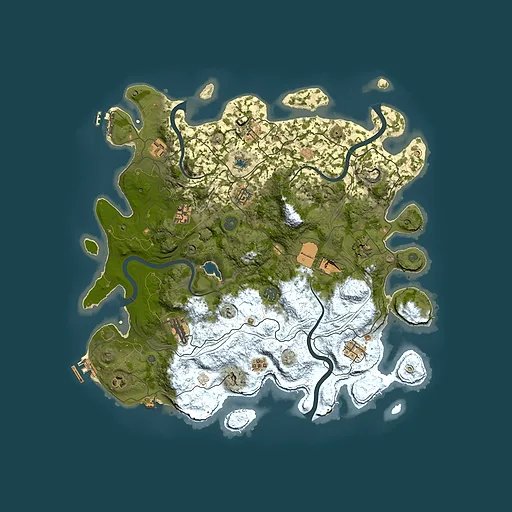 Rust map seed 287590136, 4250x4250m top-down preview