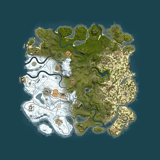 Rust map seed 1770, 4250x4250m top-down preview