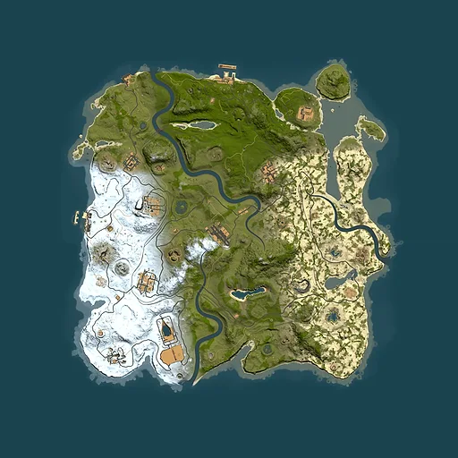 Rust map seed 653851569, 4000x4000m top-down preview