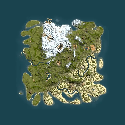 Rust map seed 1092026, 4250x4250m top-down preview
