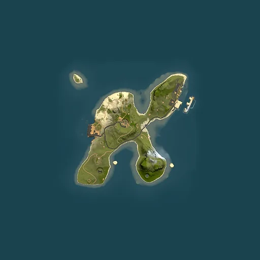 Rust map seed 519666965, 1500x1500m top-down preview