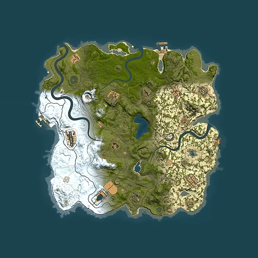 Rust map seed 667224093, 3750x3750m top-down preview