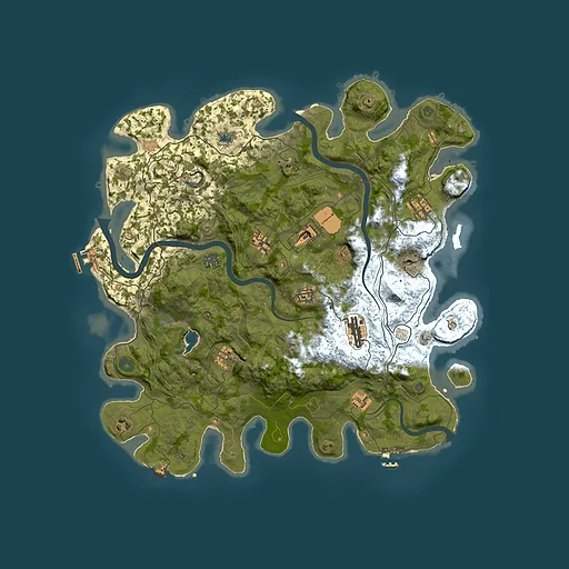 Rust map seed 1262949451, 4250x4250m top-down preview