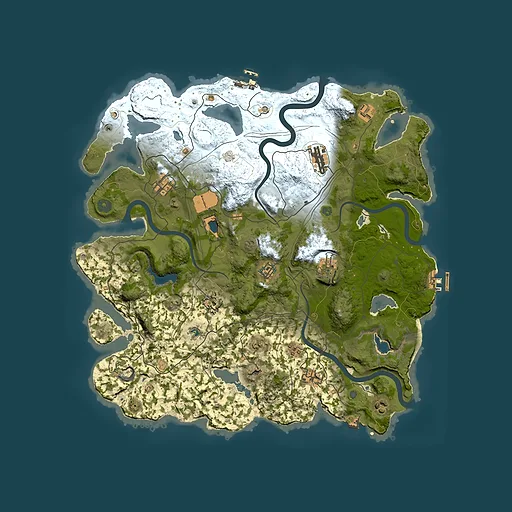 Rust map seed 2794, 4250x4250m top-down preview