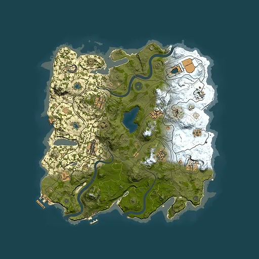 Rust map seed 540176623, 3750x3750m top-down preview