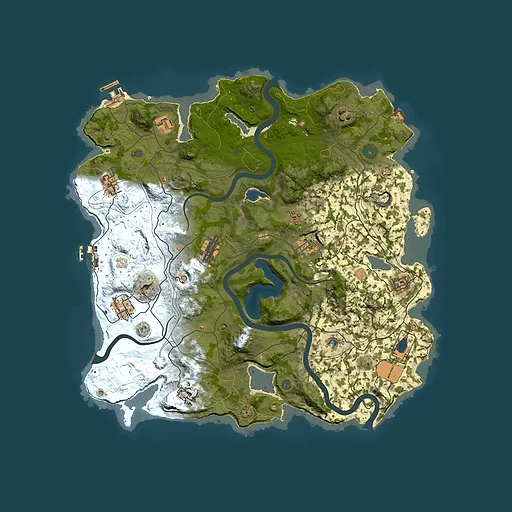 Rust map seed 390518202, 4000x4000m top-down preview