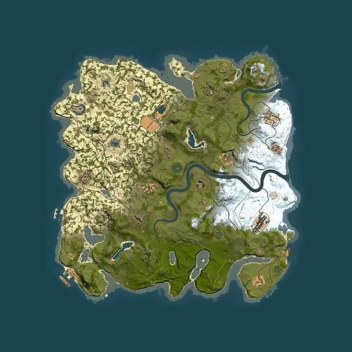 Rust map seed 1577287181, 4000x4000m top-down preview