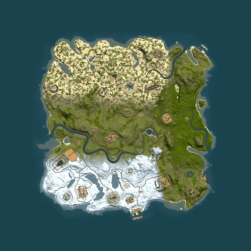 Rust map seed 634608531, 4000x4000m top-down preview