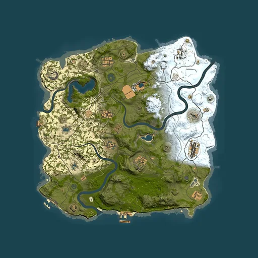 Rust map seed 13769786, 3750x3750m top-down preview