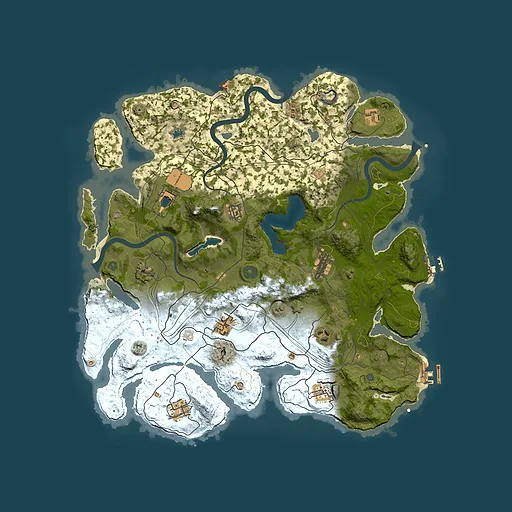 Rust map seed 4230, 4250x4250m top-down preview