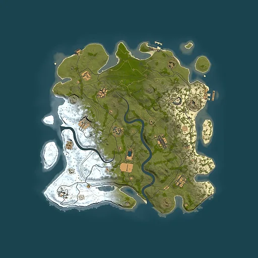 Rust map seed 1112022, 4000x4000m top-down preview
