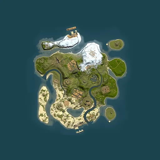 Rust map seed 538231922, 2500x2500m top-down preview
