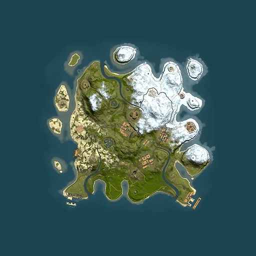 Rust map seed 844086573, 3000x3000m top-down preview