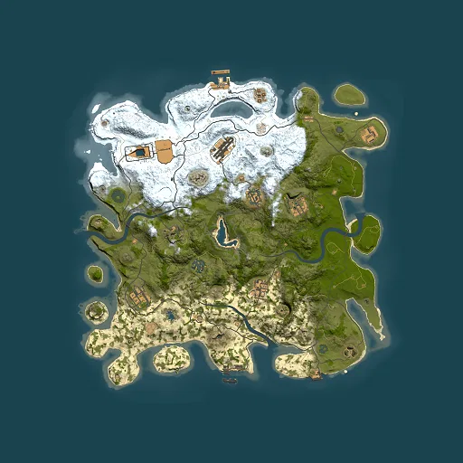 Rust map seed 271840556, 4000x4000m top-down preview