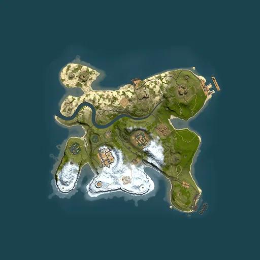 Rust map seed 1560447903, 2500x2500m top-down preview
