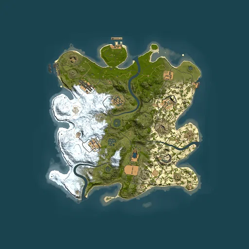 Rust map seed 1102021607, 3500x3500m top-down preview