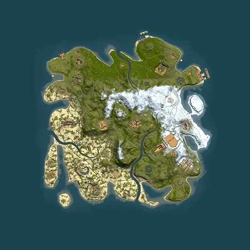 Rust map seed 1337, 3800x3800m top-down preview
