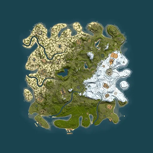 Rust map seed 1798369536, 4500x4500m top-down preview