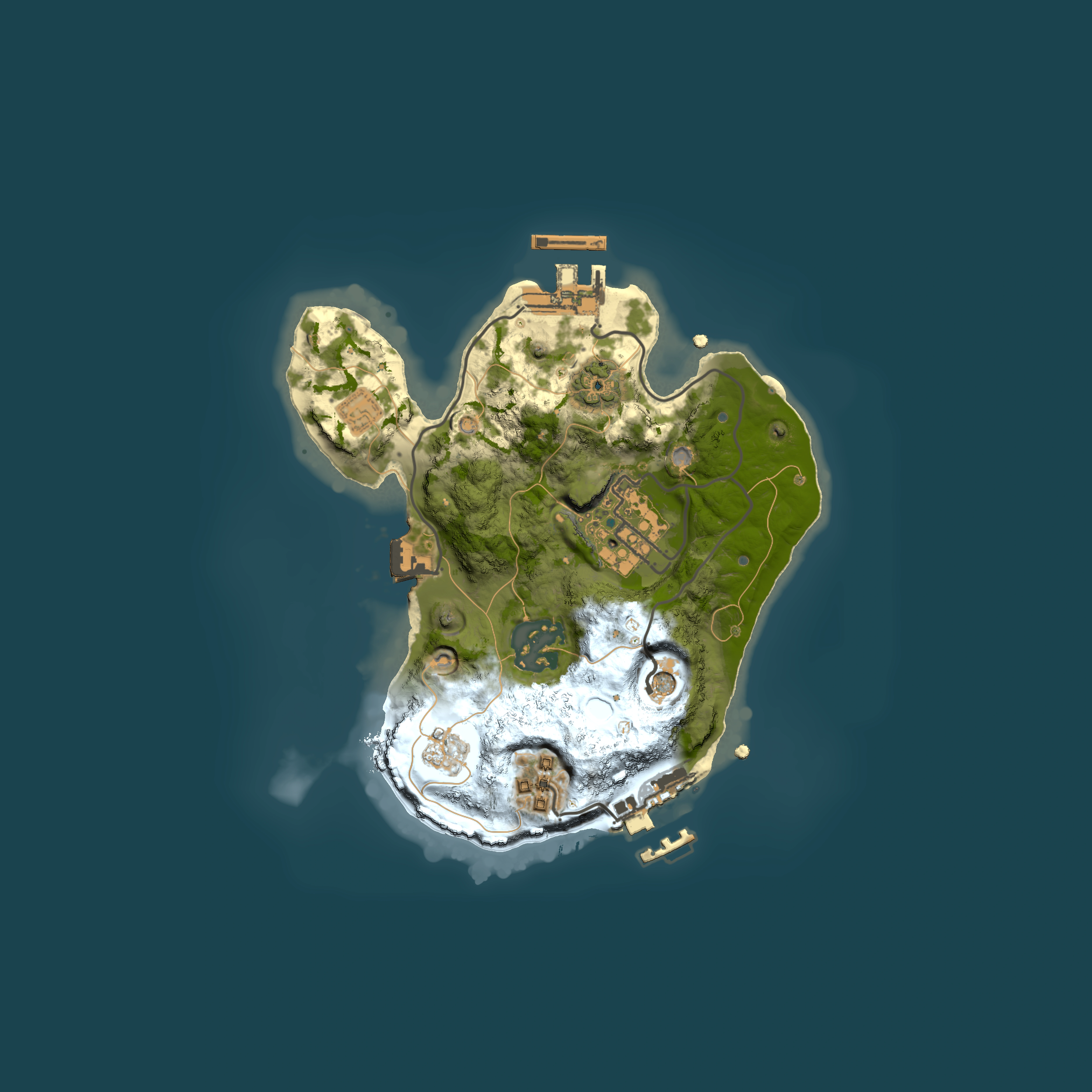 Full top-down render of Rust map seed 654720785, 2000x2000m