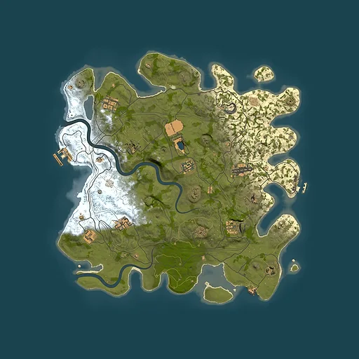 Rust map seed 1112022, 4000x4000m top-down preview