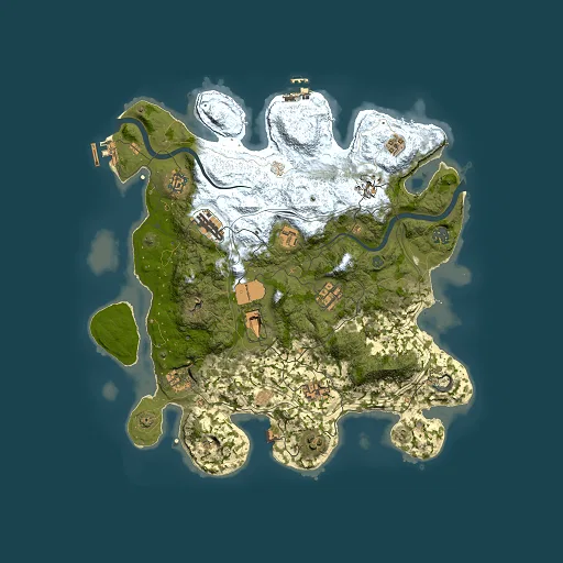 Rust map seed 1337, 3800x3800m top-down preview