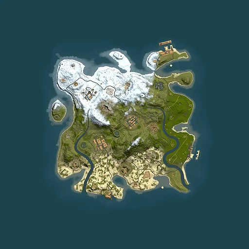 Rust map seed 297575817, 3000x3000m top-down preview