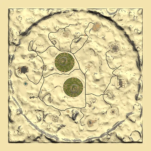 Rust map seed 1337, 2900x2900m top-down preview