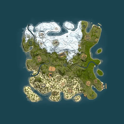 Rust map seed 1337, 3800x3800m top-down preview