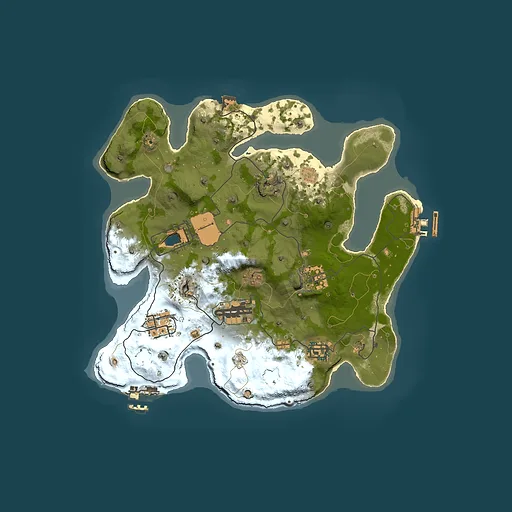 Rust map seed 1337, 3001x3001m top-down preview