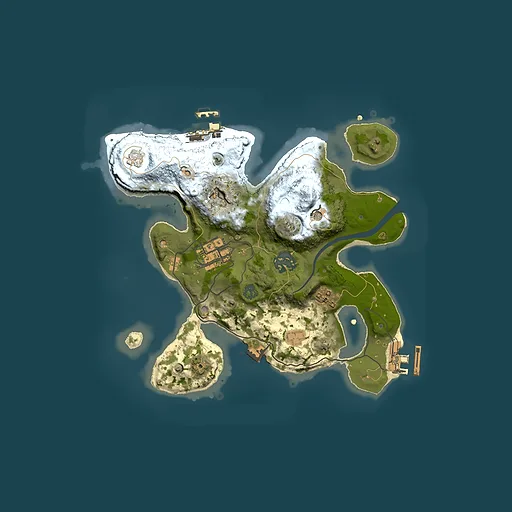 Rust map seed 637528375, 2500x2500m top-down preview