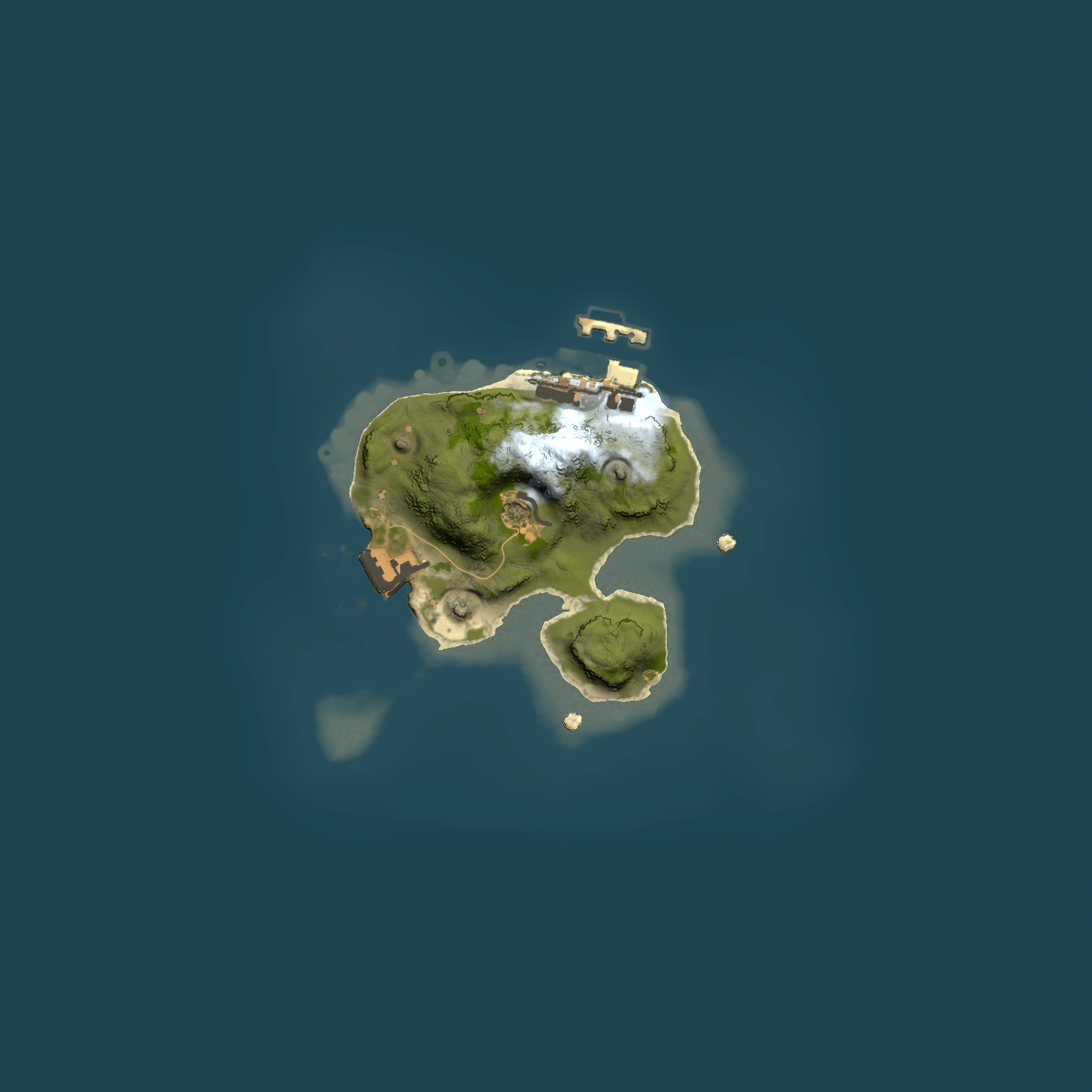Full top-down render of Rust map seed 1657601936, 1500x1500m
