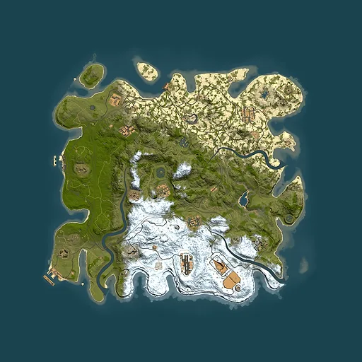 Rust map seed 1252667323, 4250x4250m top-down preview
