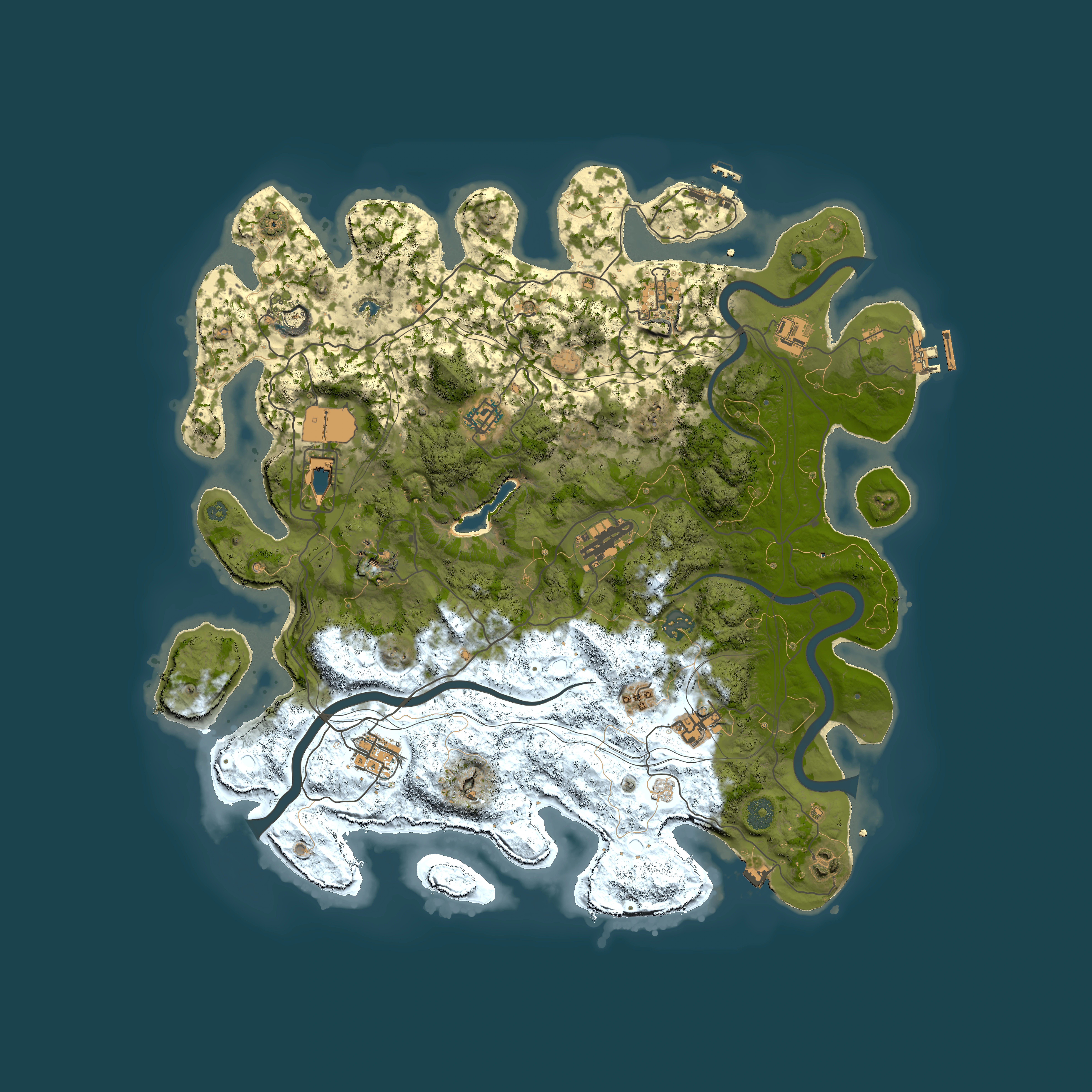 Full top-down render of Rust map seed 630951396, 4250x4250m