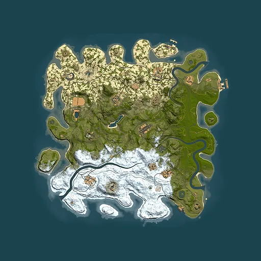 Rust map seed 630951396, 4250x4250m top-down preview
