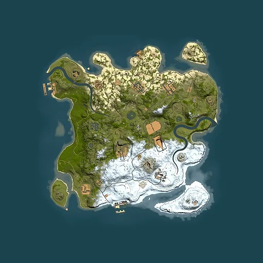 Rust map seed 1059004281, 3500x3500m top-down preview