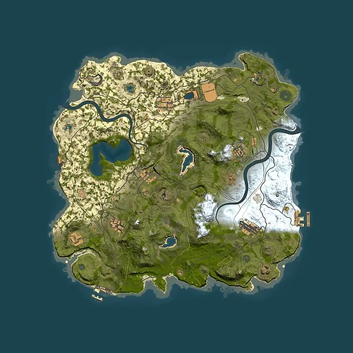 Rust map seed 1146865654, 3750x3750m top-down preview