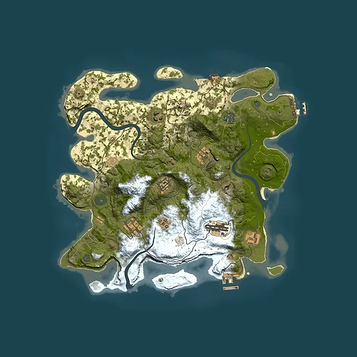 Rust map seed 1893919784, 3500x3500m top-down preview