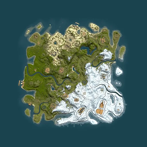 Rust map seed 1120851692, 4500x4500m top-down preview