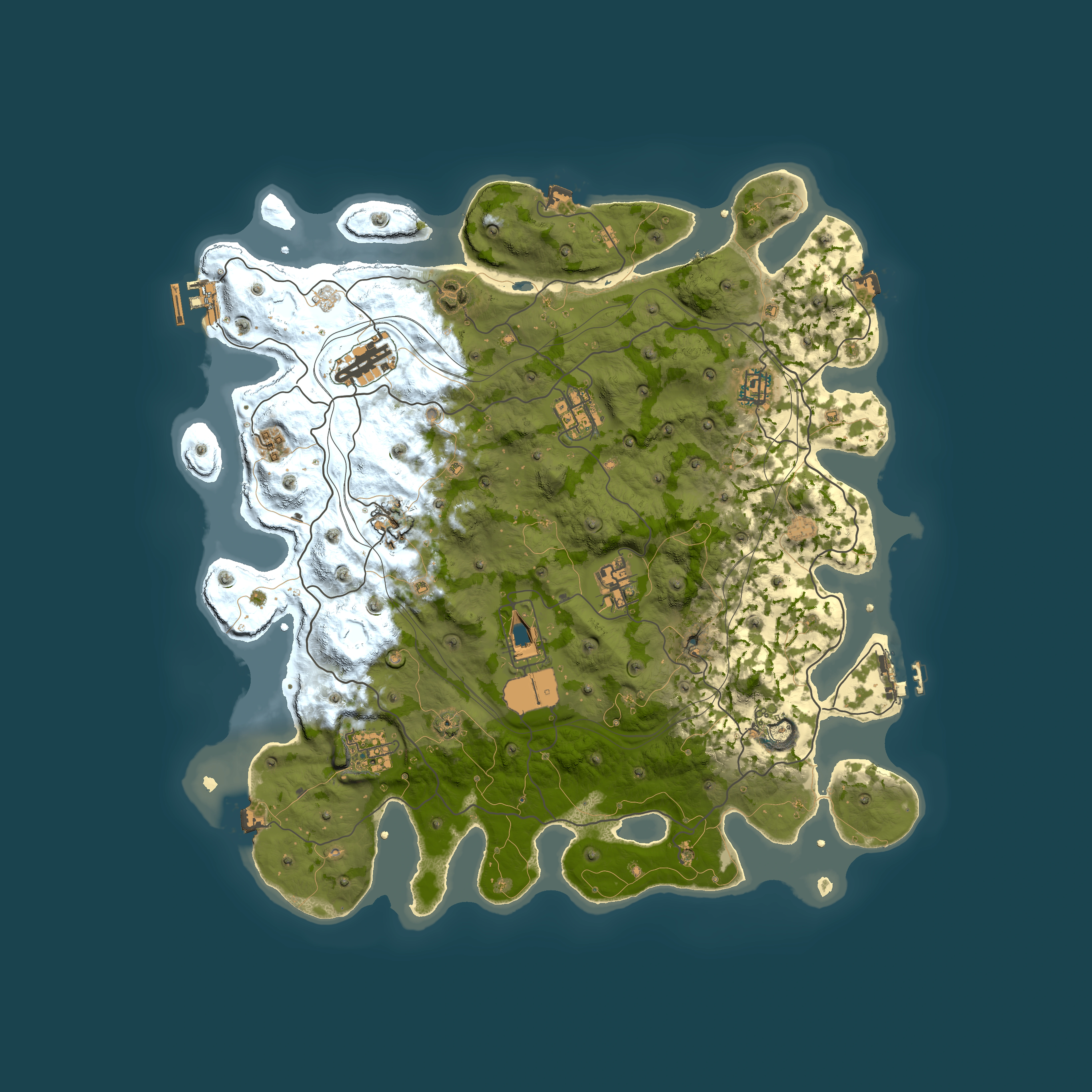 Full top-down render of Rust map seed 1719284889, 4101x4101m