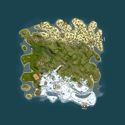 Rust map seed 1337, 4101x4101m top-down preview
