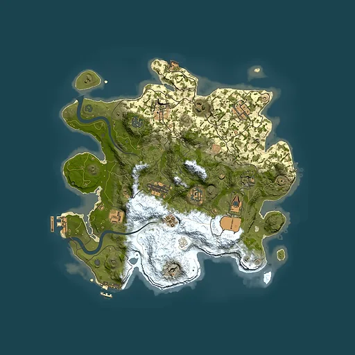 Rust map seed 1681103940, 3500x3500m top-down preview